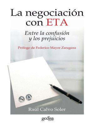 cover image of La negociación con ETA
